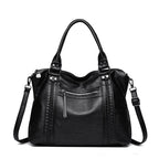AMYMANG Damen Schultertasche aus echtem weichem Leder – Luxuriöse Crossbody & Casual Tote Handtasche