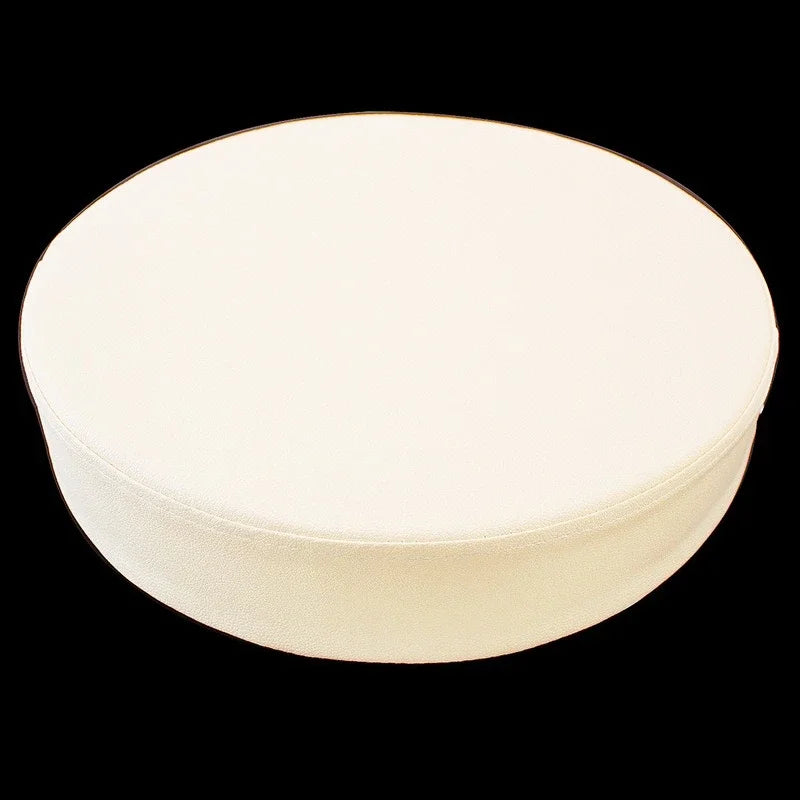 Rundes Sitzkissen aus Kunstleder – Wasserdichtes 35D Hochelastic-Schaum Sitzpolster für Stuhl, Sofa & Boden