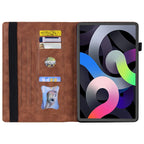 Funda tipo billetera de cuero de PU de lujo para iPad 11 (11. Generación 2025 / A16) y iPad 10. Generación - Funda con tapa con función de tarjeta y soporte 