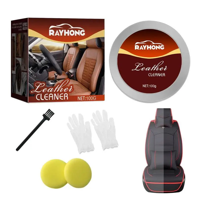 250 g Natürliche Lederpflege Creme mit Bienenwachs – Reinigung, Pflege & Reparatur für Autositz, Möbel & Lederwaren