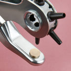 Professionelle Leder Lochzange 9 Zoll – Drehbare Gürtel-Lochzange mit 6 Lochgrößen für Leder & Riemen