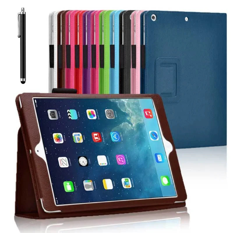Flip Case aus PU-Leder für iPad 10.2 (7., 8., 9. Gen) & iPad 10.9 (10. Gen) – Robuste Tablet Schutzhülle mit Standfunktion & Stifthalter