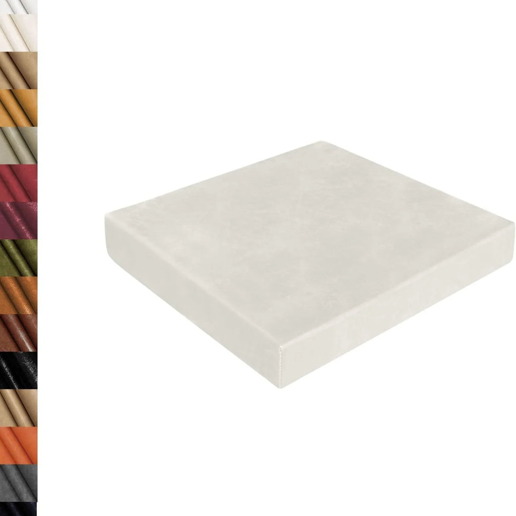 Wasserfestes Wax-Leder Sitzkissen nach Maß – Komfortables Bankkissen für Garten, Terrasse & Schaukel