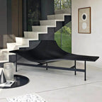 Luxuriöser schwarzer Leder-Relaxsessel in Übergröße – Moderner italienischer Designer-Loungestuhl für Wohnzimmer, Hotel & Lounge