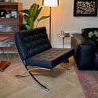 Barcelona Designer Einzelsessel – Italienischer Lazy Chair im nordischen Light-Luxury-Stil, moderner Relax-Sessel für Wohnzimmer &amp; Lounge