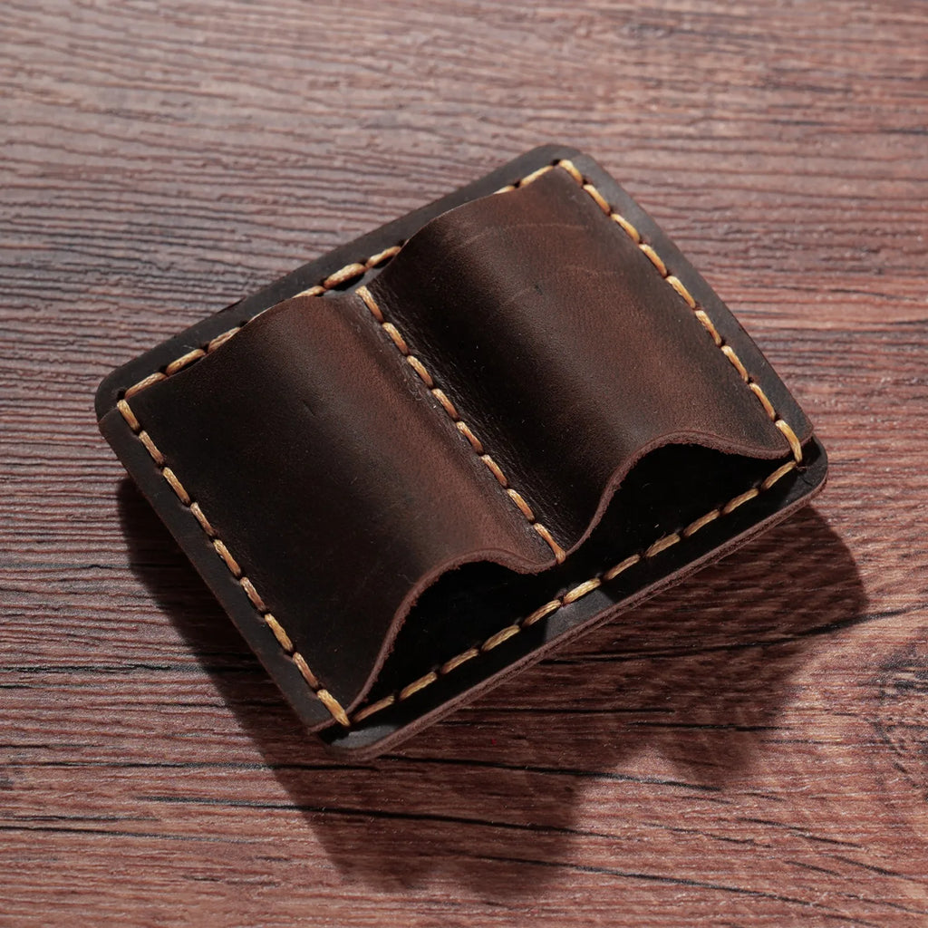 Porte-stylo rétro en cuir avec boucle – Boucle pour stylo plus élégante avec clip métallique pour carnet de notes, journal et raboteuse