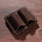 Porte-stylo rétro en cuir avec boucle – Boucle pour stylo plus élégante avec clip métallique pour carnet de notes, journal et raboteuse