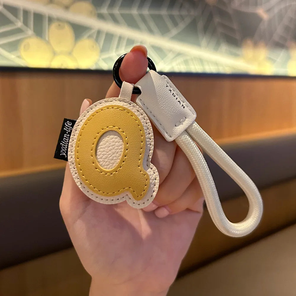 Bunter PU-Leder Schlüsselanhänger mit geflochtener Handschlaufe – Anti-Verlust Keychain &amp; Lanyard for Schlüssel, Tasche, Koffer &amp; Handy 