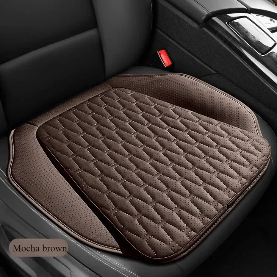 Belüftetes Leder Auto-Sitzkissen für alle Jahreszeiten – Ergonomisches Sitzpolster zur Erhöhung der Sitzhöhe & mehr Fahrkomfort