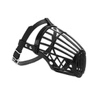 Weicher Hunde Maulkorb aus Kunststoff &amp; Leder – Verstellbarer Anti-Beiß Korbmaulkorb für kleine, mittelgroße &amp; große Hunde