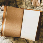 BAXTER Leder-Notizbuch Vintage – Handgefertigtes Reise-Tagebuch im Passformat