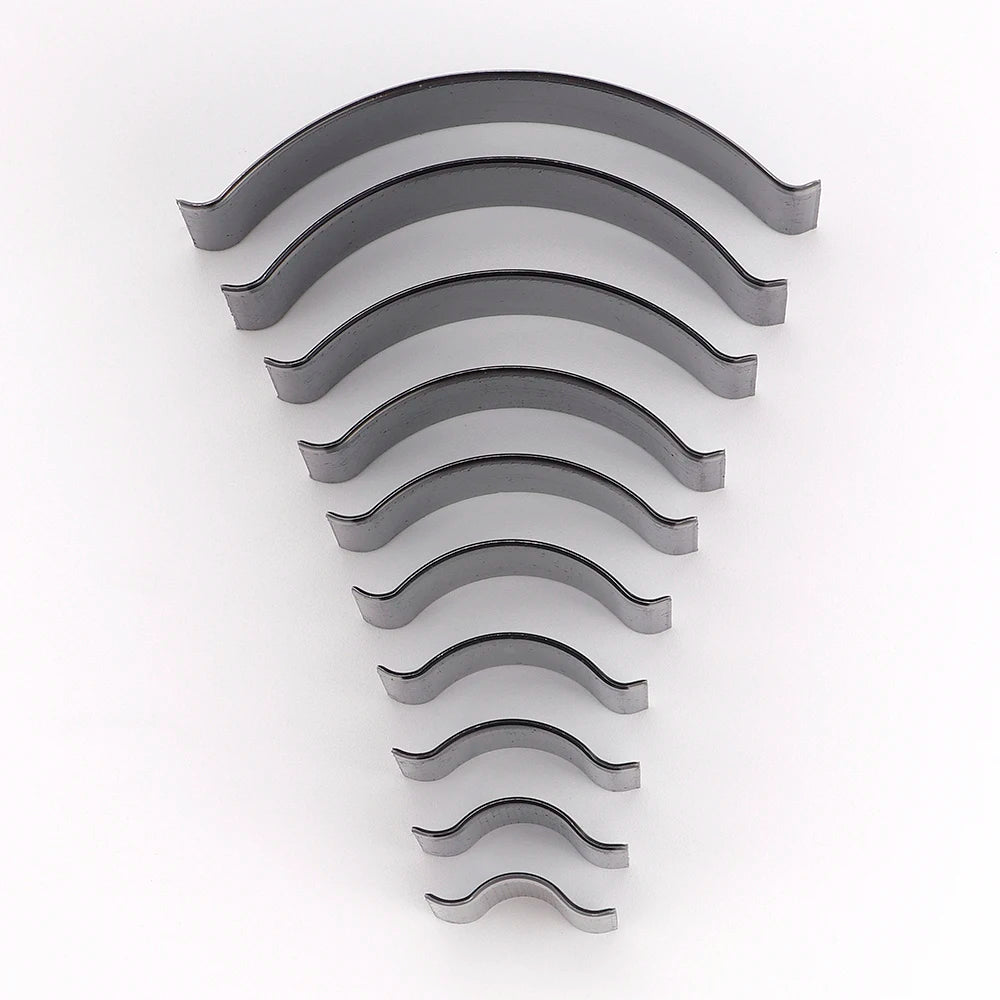 Juego de mesa de cuero de 10 piezas – 1/4 Rundklingen aus Carbonstahl para präzise Lederzuschnitte bei Taschen, Gürteln &amp; Uhrenambändern