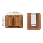 Porte-stylo rétro en cuir avec boucle – Boucle pour stylo plus élégante avec clip métallique pour carnet de notes, journal et raboteuse