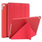 Premium Leder iPad Hülle mit Silikon-Backcover – Slim Smart Case mit Auto Wake/Sleep & Standfunktion für iPad 9.7–10.9 Zoll