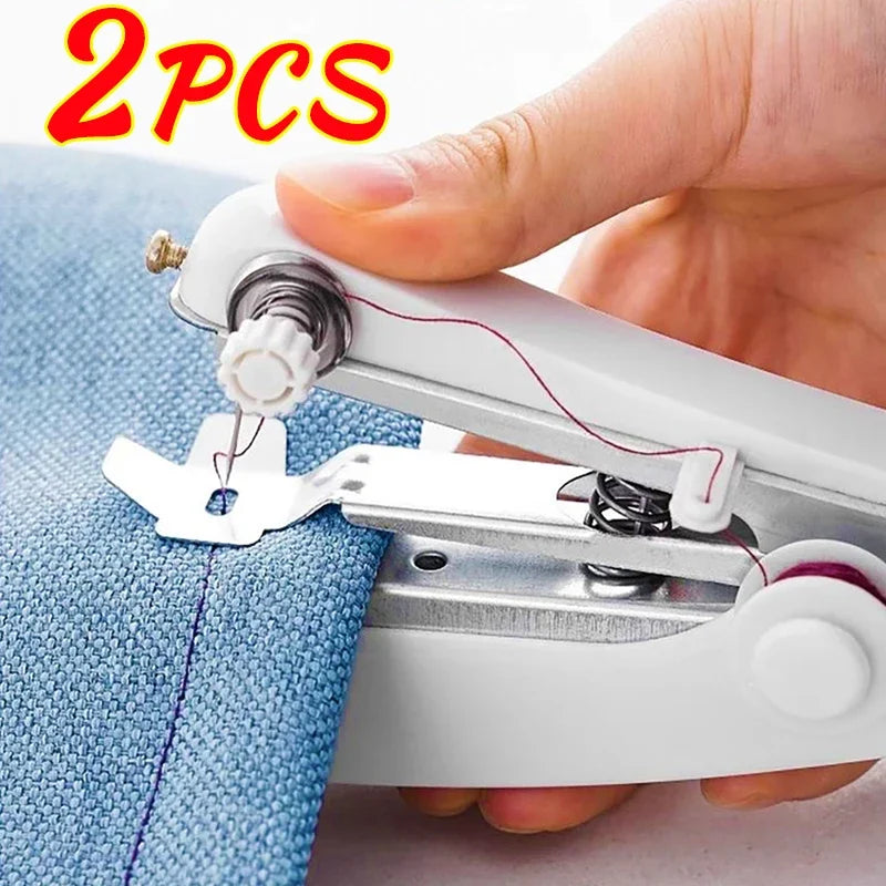 Mini Manuelle Nähmaschine – Tragbare Handnähmaschine ohne Strom für Kleidung, Leder & Stoffe | DIY Reparatur- & Haushaltswerkzeug