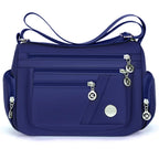 Damen &amp; Herren Nylon Handtasche – Oxford Stoff Schultertasche, bolso cruzado con múltiples fundas para todas las etiquetas y viajes