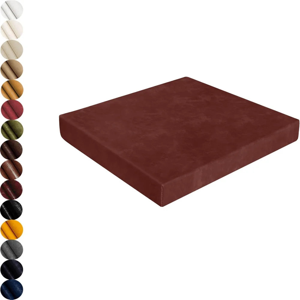 Maßgefertigtes wasserdichtes Sitzkissen aus Wax-Leder – Komfortable Bankauflage für Garten, Terrasse & Schaukel