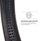 Großer Leder-Gürtel ohne Schnalle – Hochwertiger Ledergürtel für Herren und Damen