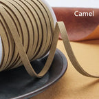 Flaches geflochtenes Kunstveloursband 5 mm – 5 Yards Faux Suede Kordel für Schmuck, Armbänder & DIY Handarbeit