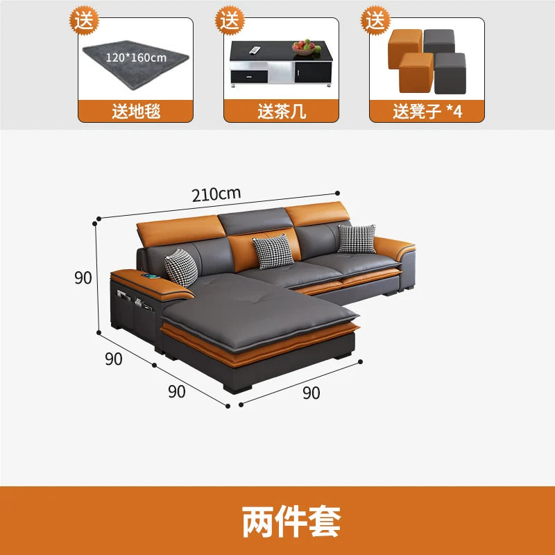 Nordisches Designer Lounge-Sofa – Modernes Relax-Sofa im italienischen Minimalismus, devient Lazy Couch pour Wohnzimmer &amp; Lounge