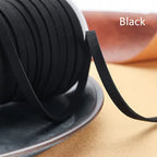 Flaches geflochtenes Kunstveloursband 5 mm – 5 Yards Faux Suede Kordel für Schmuck, Armbänder & DIY Handarbeit