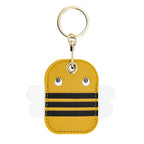 Leder Erdbeer- & Zitronen-Schlüsselanhänger – Verspielter Keychain als Taschen- & Autoanhänger, fruchtiger Bag Charm & Geschenkidee