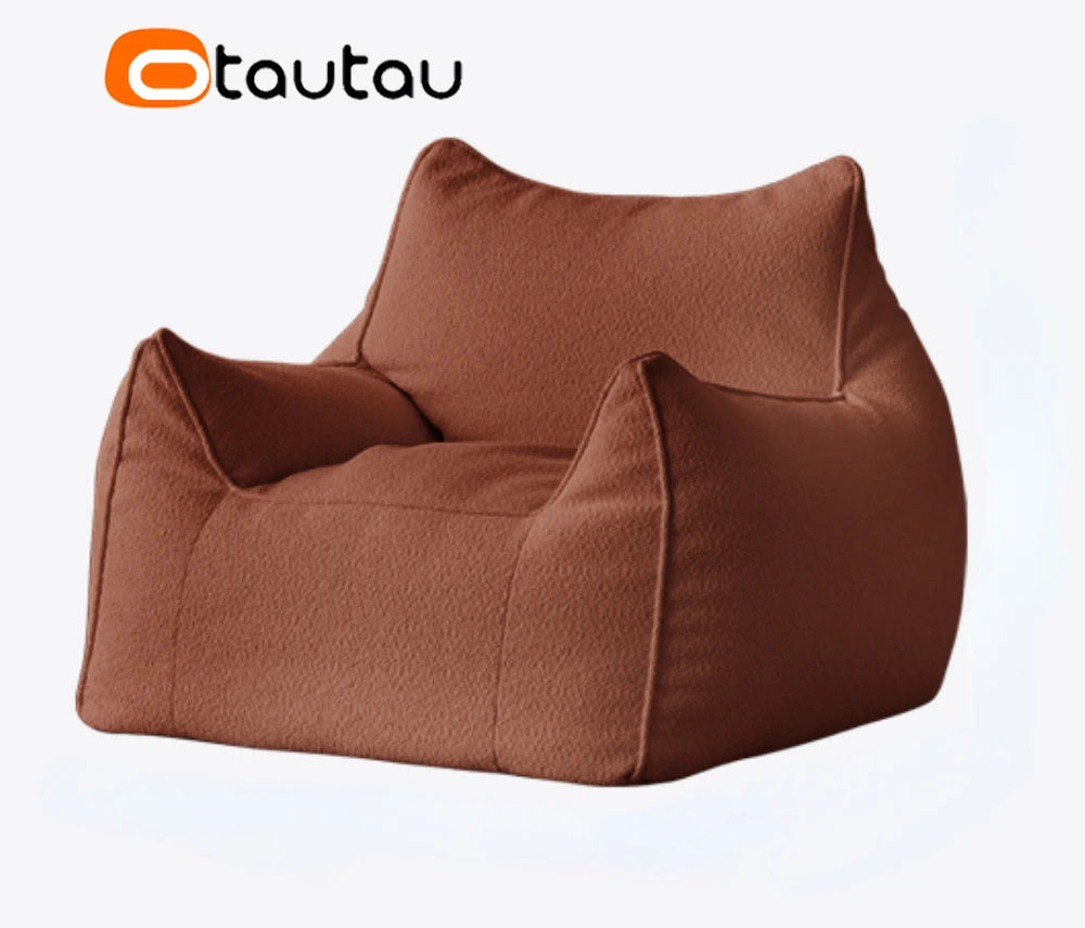 OTAUTAU Bean Bag Sofa Pouf Bezug – Outdoor & Indoor Sitzsack-Hülle ohne Füllung, wasserfester Puff Ottoman für Garten, Camping & Wohnzimmer
