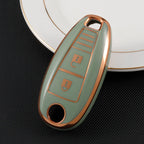 TPU Leder Autoschlüssel Hülle für Suzuki – Smart Key Cover mit Schlüsselanhänger für Baleno, Swift, Vitara, SX4 S-Cross, Ertiga & mehr