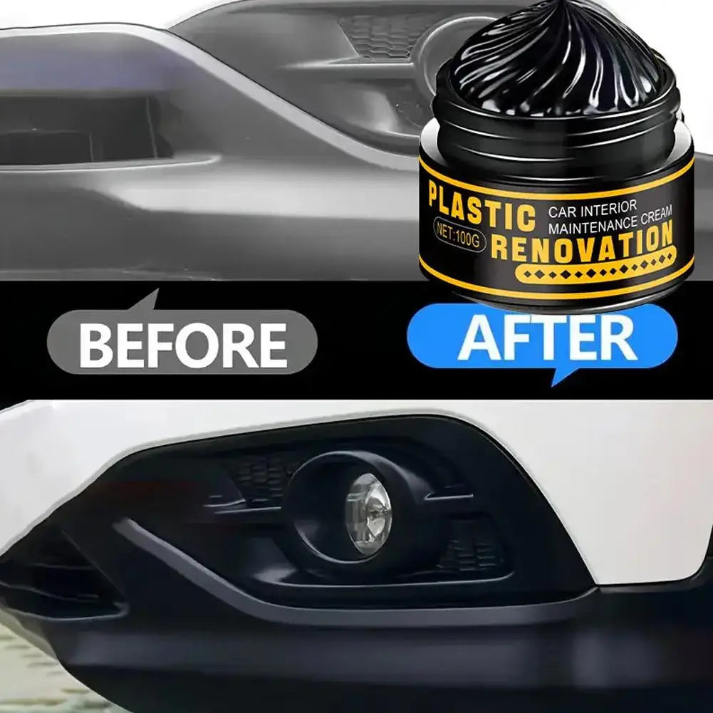 Auto Innenraum Kratzer Entferner Wachs – Kunststoff & Leder Reparaturpolitur für Armaturen, Verkleidungen & Panels