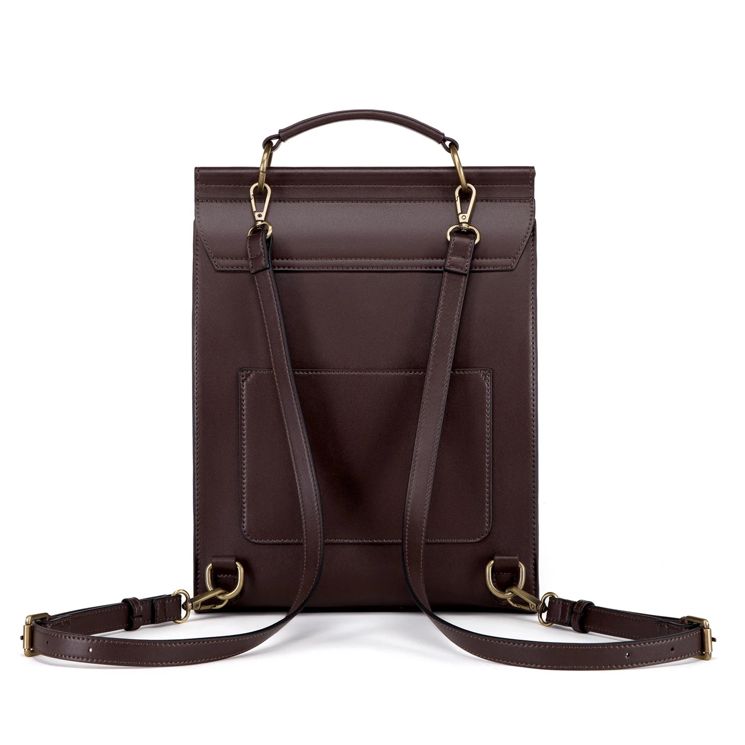 Cnoles Damen Leder Rucksack Vintage – Große Casual Schultertasche aus Spaltleder für Schule, College & Reisen, modischer Laptop-Rucksack für Frauen