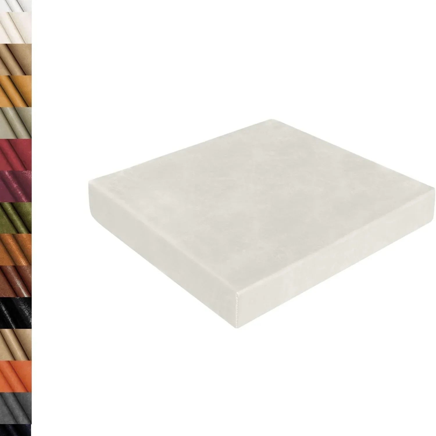 Maßgefertigte wasserdichte Sitzauflage aus Wachsstoff – Komfort Gartenbank- & Stuhlkissen mit Memory-Schaum für Innen & Außen