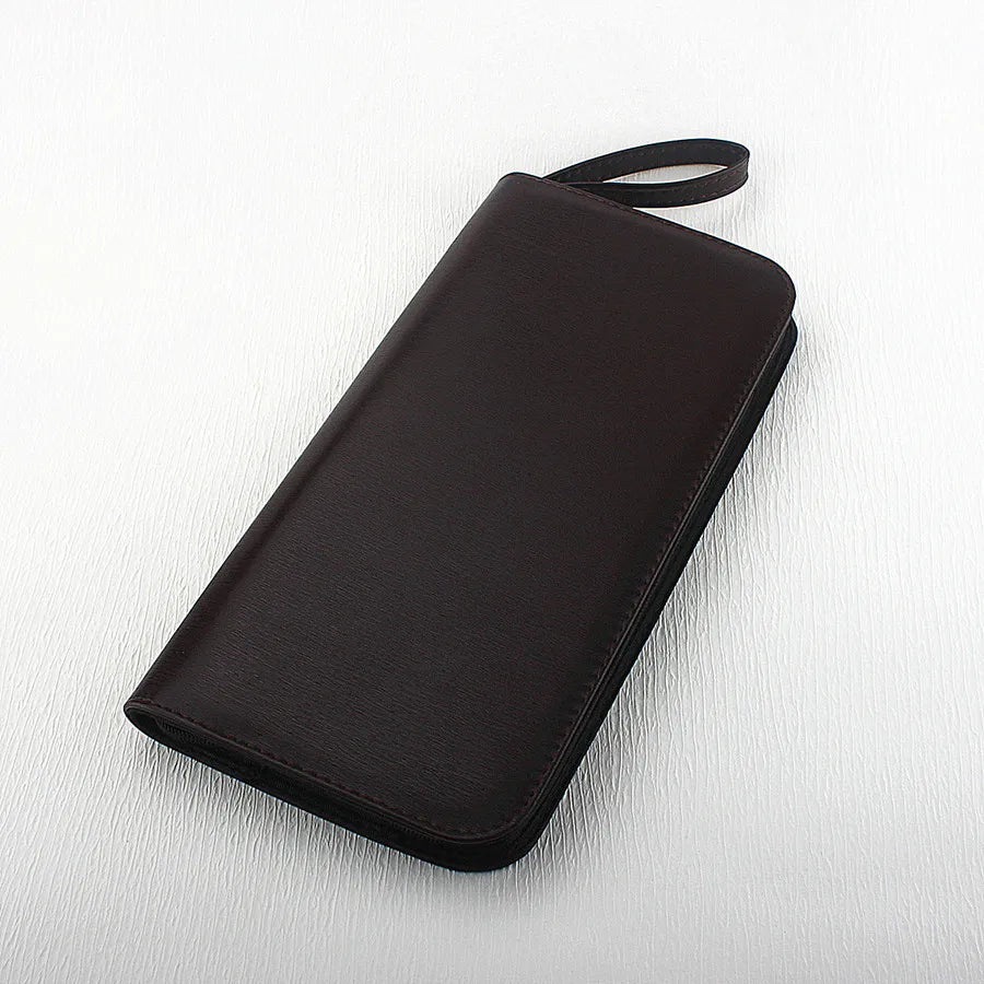 PU Leder Stifteetui für 10–48 Stifte – Wasserfeste Pen Pouch für Füllfederhalter & Rollerball Pens