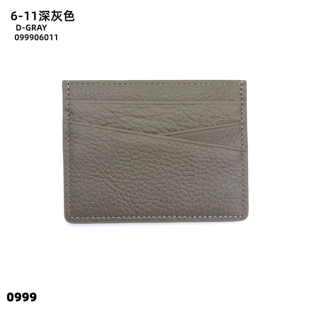 Véritable carte avec initiales – Slim Luxus Card Holder aus Rindsleder für Damen &amp; Herren | Porte-monnaie personnalisé