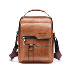 Herren Umhängetasche für 9,7" iPad – PU-Leder Crossbody Bag, Business & Reise, Modischer Messenger Bag