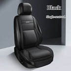 Ergonomisches PU-Leder Auto-Sitzkissen mit Rücken- & Beinunterstützung – Belüftetes Komfort-Sitzpolster mit Staufächern, universell passend