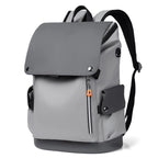 Hochwertiger PU-Leder Herren Laptop Rucksack – Wasserdicht, Große Business & Urban Notebook Tasche mit USB-Ladeanschluss