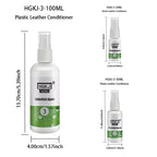 Kunststoff &amp; Leder Renovator für Auto Innenraum – Tiefenpflegender Conditioner gegen Oxidation, Farbauffrischer &amp; Glanzpflege (HGKJ-3)