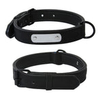 Personalisiertes Leder Hunde-Halsband & Leinen-Set – Gepolstertes, langlebiges Halsband mit Namensgravur für kleine, mittlere & große Hunde