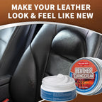 Premium Lederpflege Set 80 g – Reparatur- & Pflegewachs für Auto Innenraum, Schuhe, Taschen & Möbel