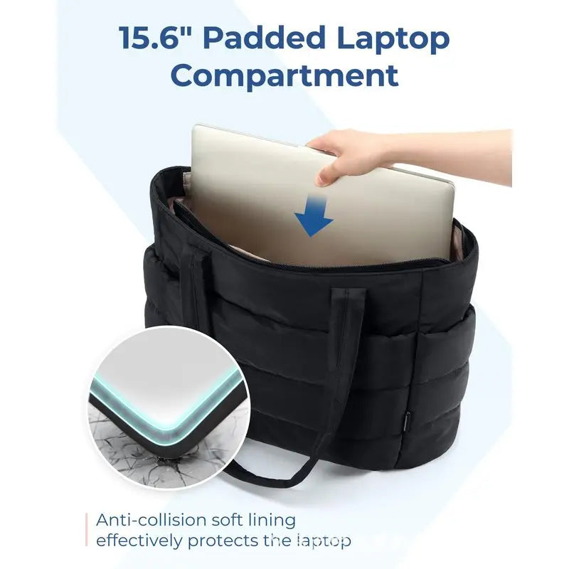 Damen Nylon Tote Bag – Große Kapazität, Vielseitige Schultertasche für Alltag & Arbeit