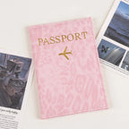 Reise Passhülle 2025 aus PU-Leder – Eleganter Reisepass- & Kartenhalter für Damen & Herren | Schutzcover für Tickets & Ausweise