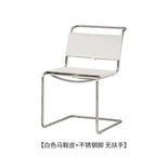 Italienischer Bauhaus Lederstuhl aus Sattelleder – Comedor moderno y muebles de diseño retro con iluminación y lujo