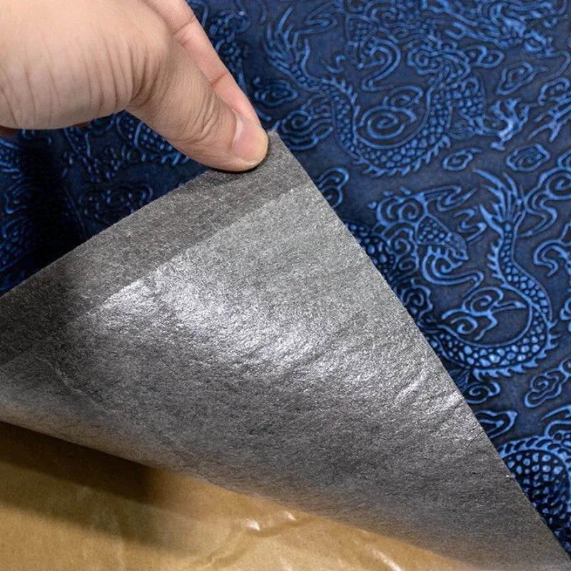 Vintage Kunstleder Rolle mit Drachenprägung – Geprägtes Synthetikleder für DIY Ohrringe, Haarschleifen, Taschen & Dekoration