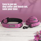 Hochwertiges personalisiertes Hundehalsband-Set aus PU-Leder – Gravur, Komfort & maximale Sicherheit