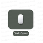 Kompaktes Leder Mousepad – Rutschfeste, doppelseitige PU Leder Mausmatte für Gaming, Büro & Laptop