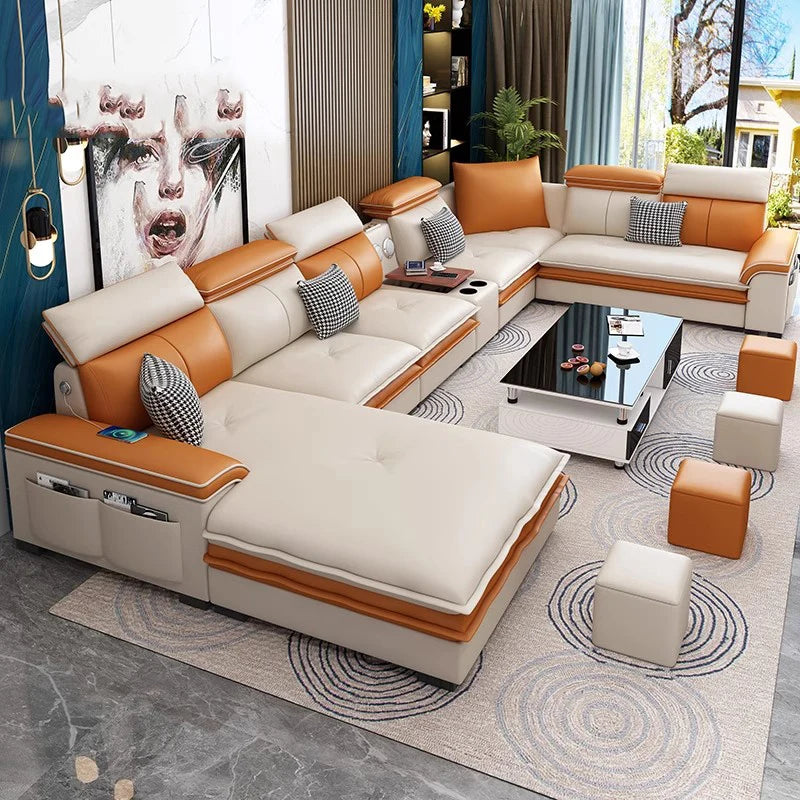 Nordisches Designer Lounge-Sofa – Modernes Relax-Sofa im italienischen Minimalismus, devient Lazy Couch pour Wohnzimmer &amp; Lounge