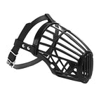 Weicher Hunde Maulkorb aus Kunststoff &amp; Leder – Verstellbarer Anti-Beiß Korbmaulkorb für kleine, mittelgroße &amp; große Hunde
