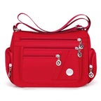 Damen &amp; Herren Nylon Handtasche – Oxford Stoff Schultertasche, bolso cruzado con múltiples fundas para todas las etiquetas y viajes