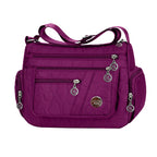 Damen &amp; Herren Nylon Handtasche – Oxford Stoff Schultertasche, bolso cruzado con múltiples fundas para todas las etiquetas y viajes