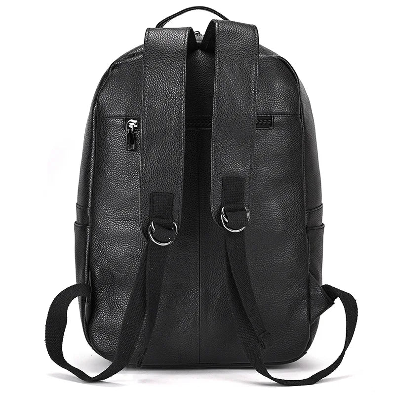 WANTING Luxus Leder Rucksack Herren – Großer Designer Laptop Rucksack aus echtem Rindsleder für Schule, Reise & Alltag